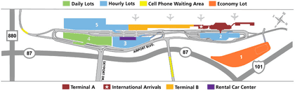 Airport - SJC Long Term Parking from $9/Day